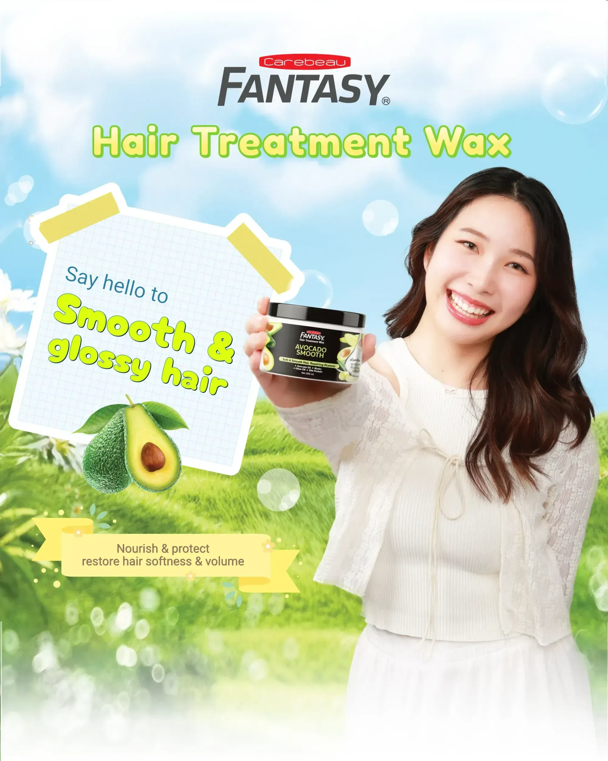 Carebeau Fantasy Hair Treatment Wax (250ml) (2 pcs) - Product Information 1