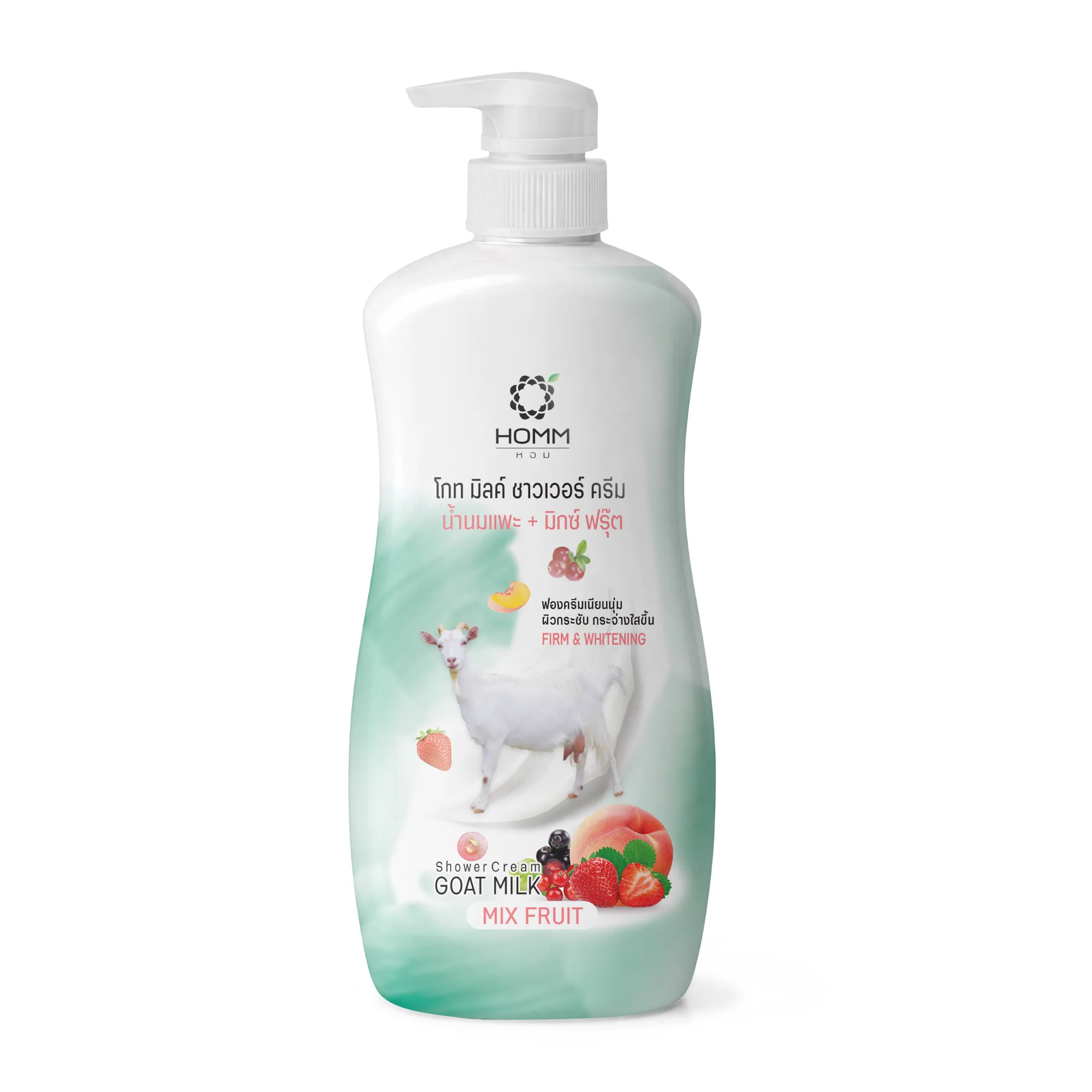 Homm Goat Milk Body Shower Cream (900g) - Image 3 | Wholesale / OEM Shower Gel from Thailand